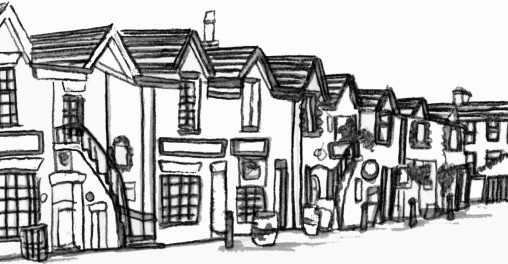 Ashton Lane colouring sheet